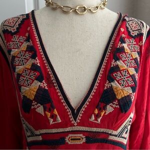 Free People Tulum Embroidered Tunic
